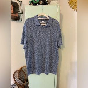 Tommy Bahama Polo Shirt, Blue, Size Large